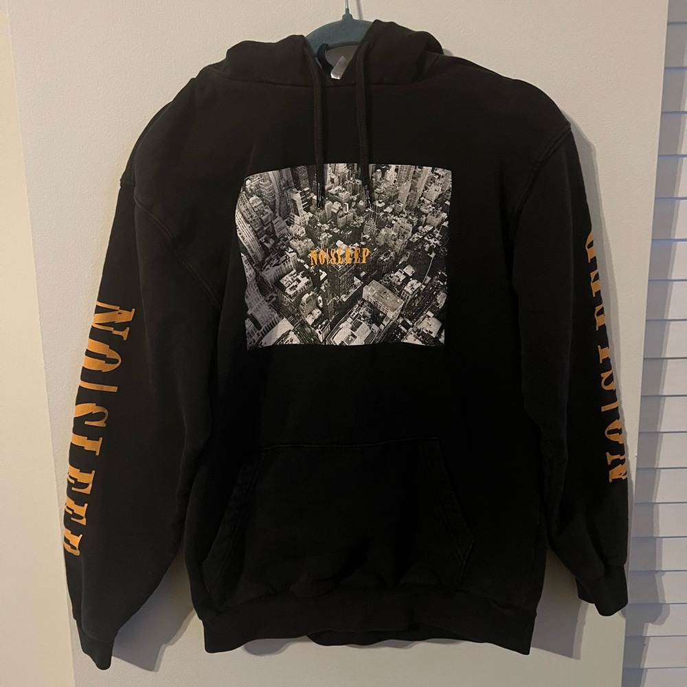 H&M Black Sweater with Graphic Design